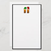 kerstbier briefpapier (Voorkant / Achterkant)