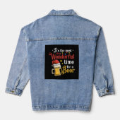 kerstbier denim jacket (Achterkant)