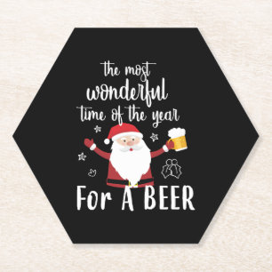 kerstbier kartonnen onderzetters
