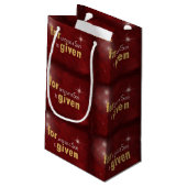 kerstbijbelversie klein cadeauzakje (Achterkant Gekanteld)