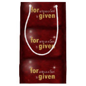 kerstbijbelversie klein cadeauzakje (Voorkant)