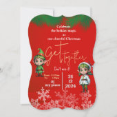 kerstbijeenkomst kaart (Voorkant)