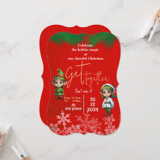 kerstbijeenkomst kaart