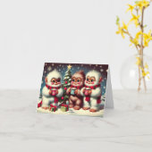 Kerstbijeenkomsten Kaart (Gele Bloem)