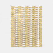 Kerstbiscotti Italiaans dessert Pastry Fleece Deken (Voorkant)