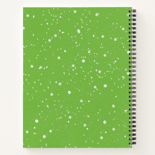 kerstblad notitieboek (Achterkant)