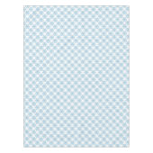 Kerstblauw blauw Waterverf Snowflakes Patroon Tafelkleed (Voorkant)