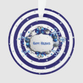 kerstblauw Ornament (voorkant)