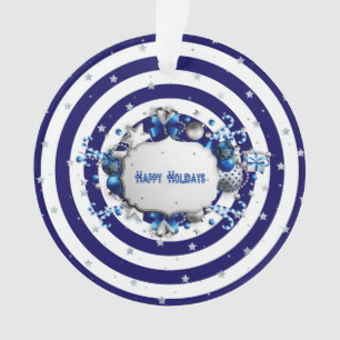 kerstblauw Ornament