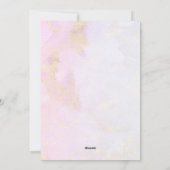 Kerstblauw Waterverf 5 Foto Ornament Feestdagenkaart (Achterkant)