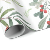 Kerstbloem Cadeaupapier (Rol Hoek)