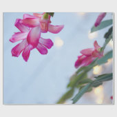 kerstbloemen cadeaupapier (Vlak)