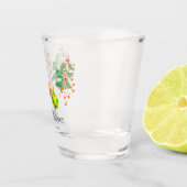 Kerstbloemen en sierplanten shot glas (Rechts)