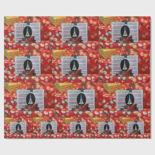 Kerstboek Cadeaupapier (Vlak)