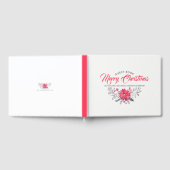 Kerstboeket Moderne Script Typografie Gastenboek (Volledig)