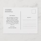 Kerstboeket van rode bessen Jaarverslag Briefkaart (Achterkant)