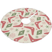 Kerstboemerangs met diamanten uit het midden van d kerstboom rok (Gekanteld)