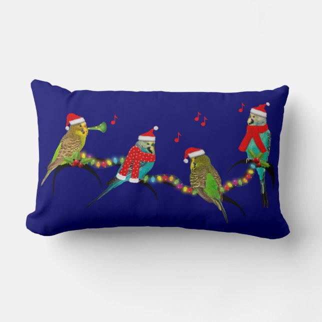 Kerstboer Frenzy Pillow (marine) Kussen (Voorkant)