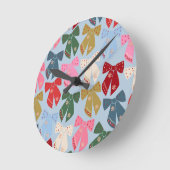 Kerstbogen Coquette Blauw Ronde Klok (Hoek)