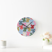 Kerstbogen Coquette Blauw Ronde Klok (Huis)