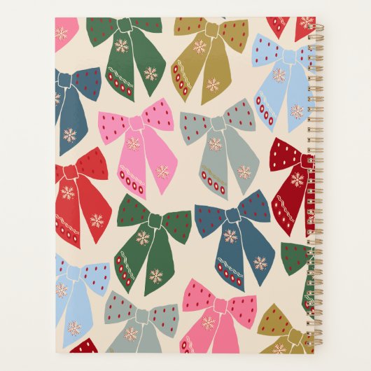 Kerstbogen Coquette Planner (Achterkant)