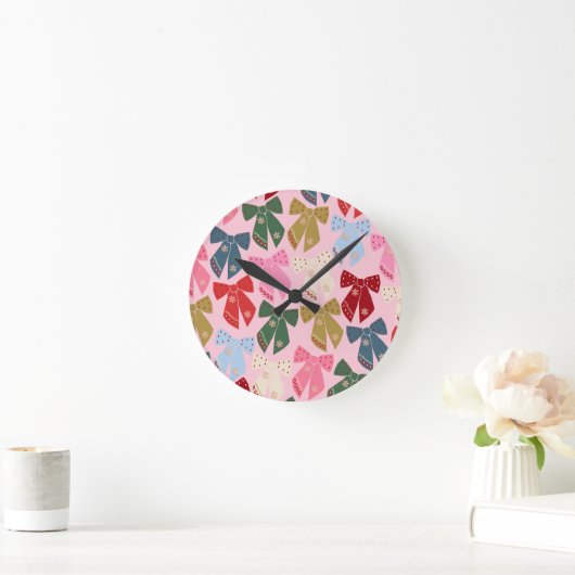 Kerstbogen Coquette Roze Ronde Klok (Huis)