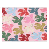 Kerstbogen Coquette Roze Tafelkleed (Voorkant (Horizontaal))
