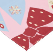 Kerstbogen Coquette Roze Tafelkleed (Gekanteld)