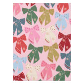 Kerstbogen Coquette Roze Tafelkleed (Voorkant)