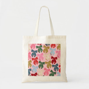 Kerstbogen Coquette Roze Tote Bag