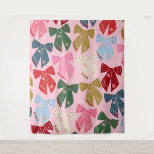 Kerstbogen Coquette Roze Wandkleed