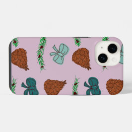 Kerstbogen en dennenappels iPhone 14 hoesje