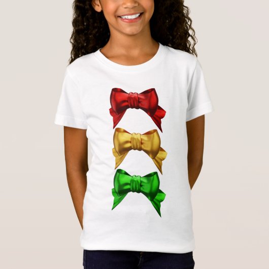 Kerstbogen Meisjes T-shirt (Voorkant)