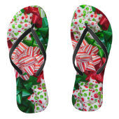 kerstbogen teenslippers (Voetbed)