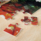 kerstbokspuppy legpuzzel (Zijkant)