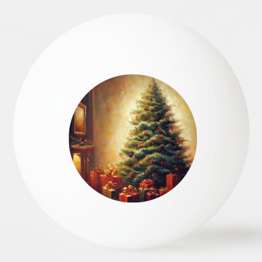 Kerstbomen (1) pingpongballen (Voorkant)