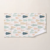kerstbomen bad handdoek (Handdoek)