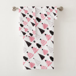 kerstbomen bad handdoek