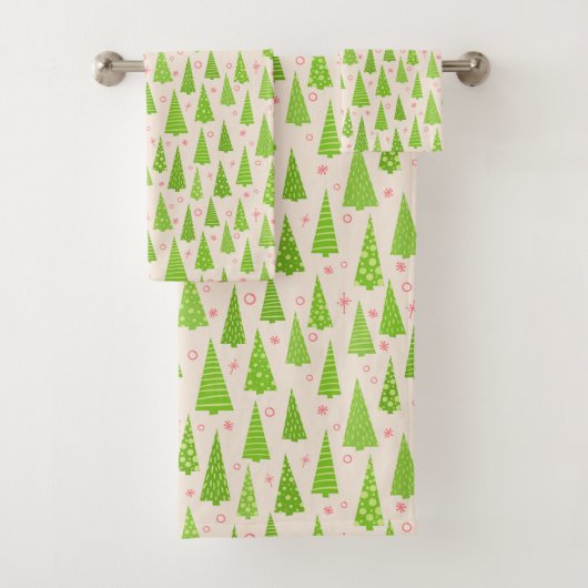 kerstbomen bad handdoek (Insitu)