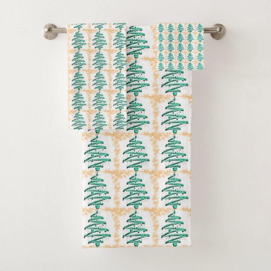kerstbomen bad handdoek (Insitu)