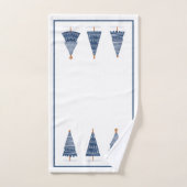 kerstbomen bad handdoek (Handdoek)