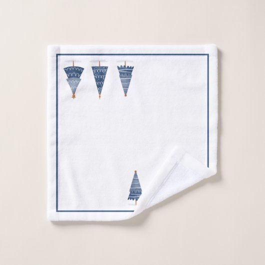 kerstbomen bad handdoek (Wasdoekje)