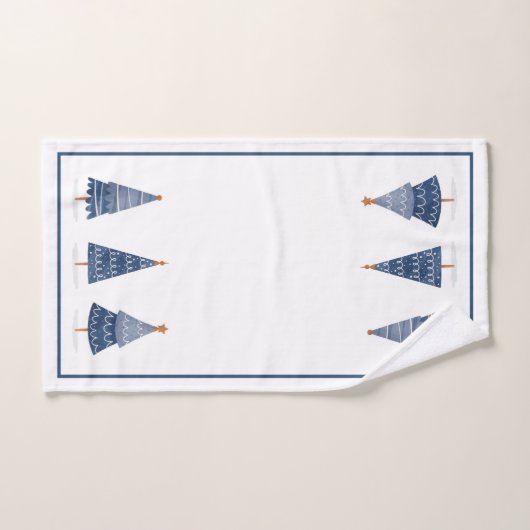 kerstbomen bad handdoek (Handdoek)
