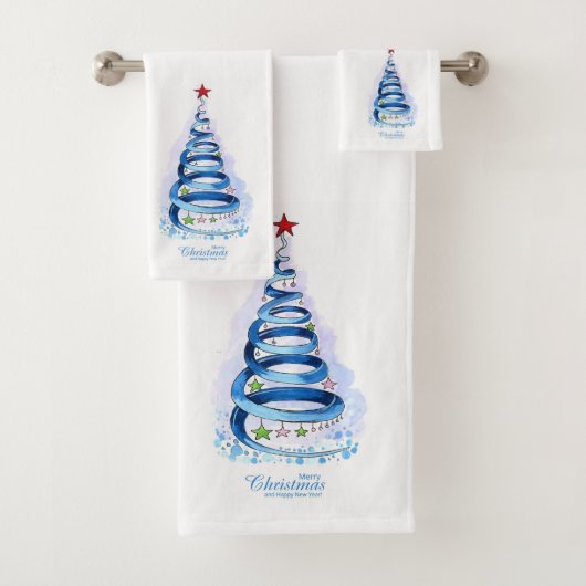 kerstbomen bad handdoek (Insitu)