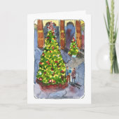 Kerstbomen bij Playhouse Square Kaart (Voorkant)