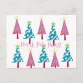 kerstbomen Briefkaarten Noordpool (Voorkant)