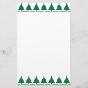 kerstbomen briefpapier