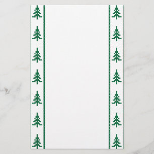 kerstbomen briefpapier