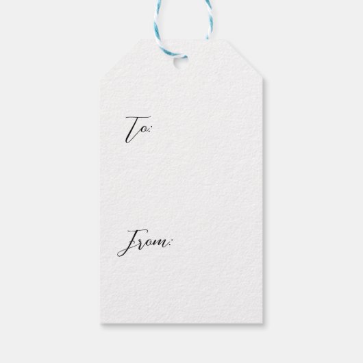 kerstbomen cadeaulabel (Achterkant)