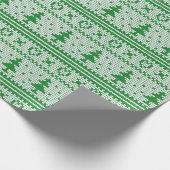 kerstbomen, cadeaupapier (Hoek)